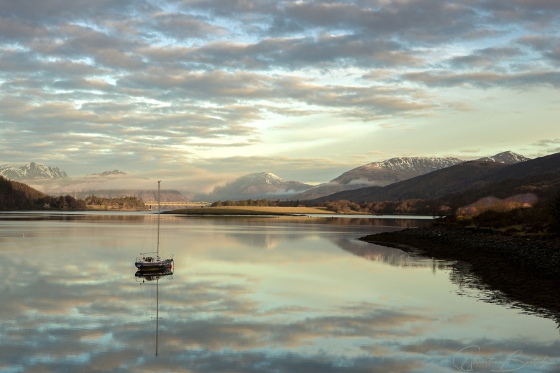 Ecosse - Loch vue sur Ben Nevis